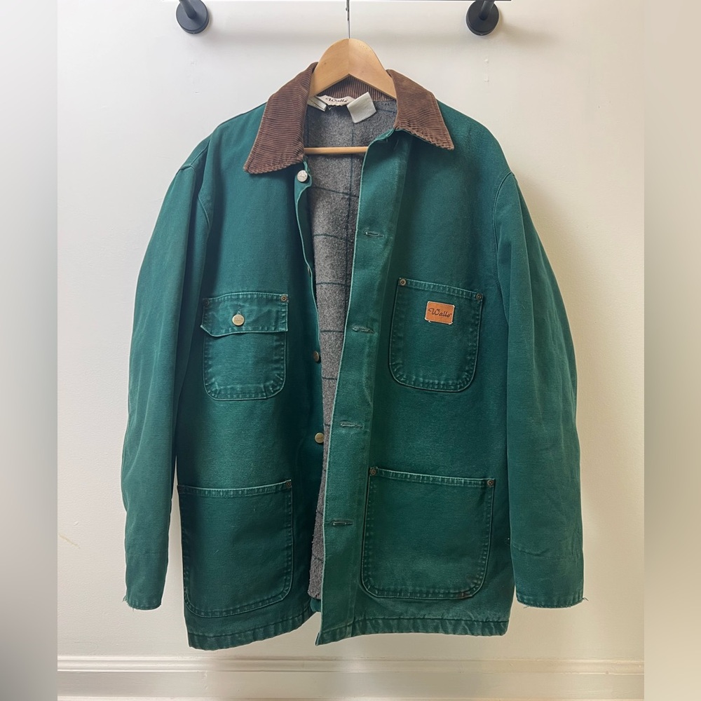 Walls Vintage Green Chore Jacket
refer to pictures for quality.